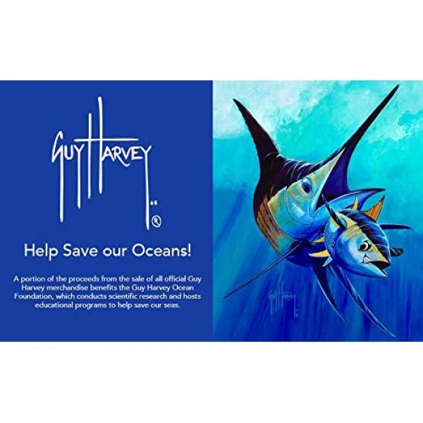 Guy Harvey Men’s Offshore Fish Collection Short Sleeve Pocket T-Shirt