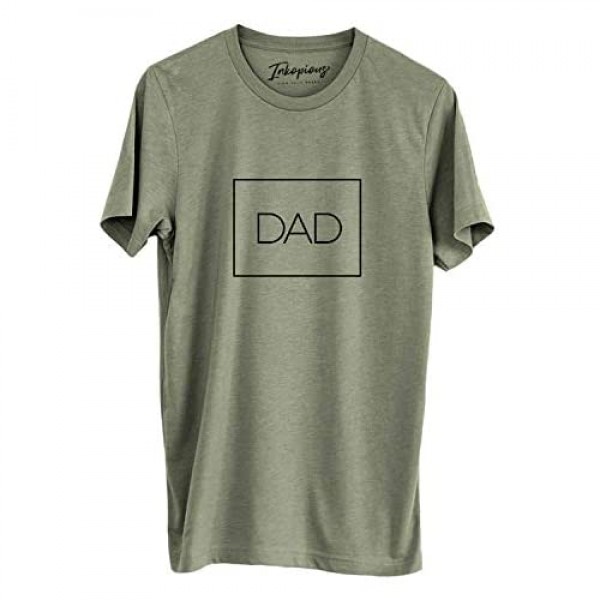 Inkopious Dad T-Shirt - First Time Father's Day Present - Unisex Crewneck Small Grey