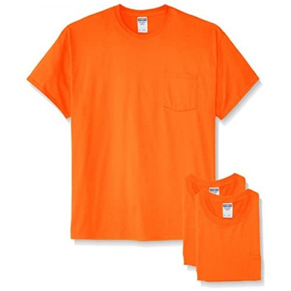 Jerzees Men's Dri-Power Short Sleeve T-Shirt (Pocket & No Pocket)