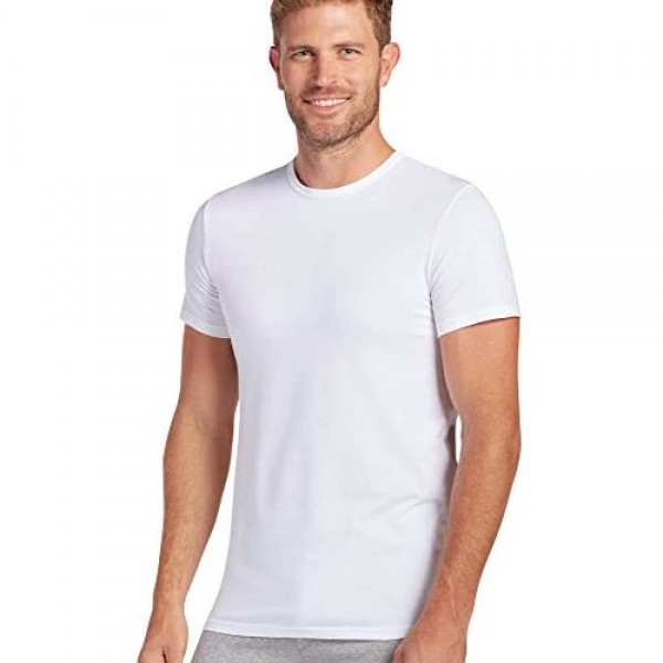 Jockey Men's T-Shirts Slim Fit Cotton Stretch Crew Neck T-Shirt - 6 Pack