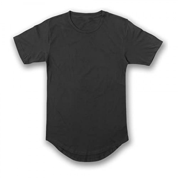 Men's Hipster Longline Drop Cut T-Shirts