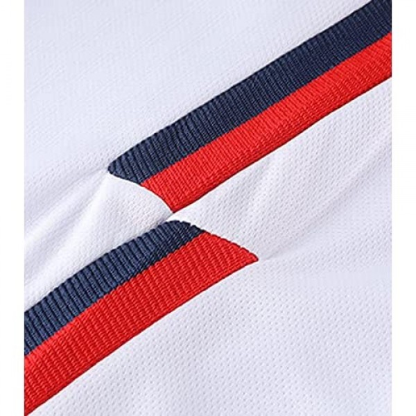 MOKLE Pulisic #10 Mens 2020/2021 Season National Team Home Soccer T-Shirts Jersey Color White