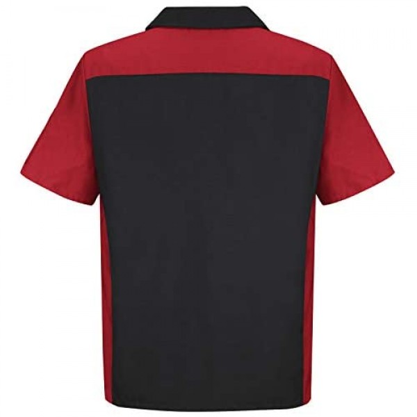 Red Kap Men's Rip-stop Short-sleeve Crew Shirt