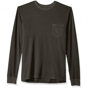 RVCA Men's PTC Pigment Long Sleeve Crew Neck Pocket T-Shirt