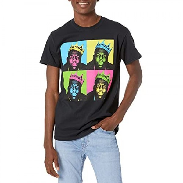 The Notorious B.I.G Men's Multi-Colored Crown T-Shirt