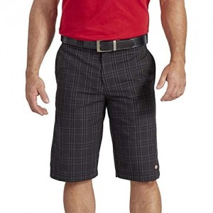 Dickies Men's 11 Inch Flex Active Waist Washed Yarn Dyed Short