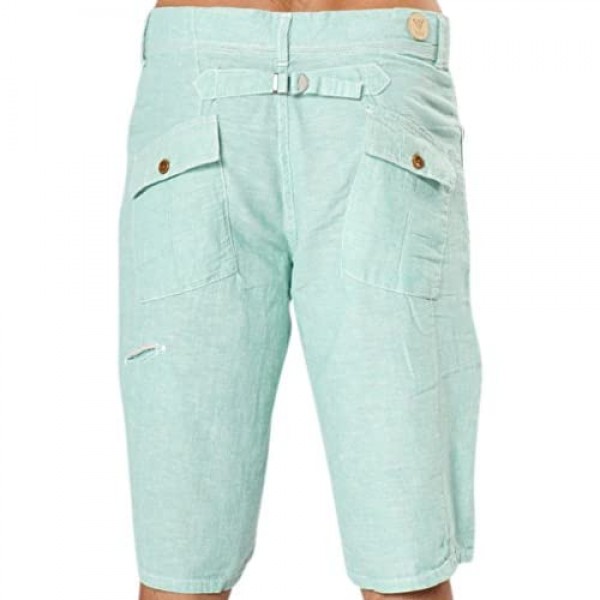 TFG Mens Cargo Shorts | Casual Linen Shorts for Men