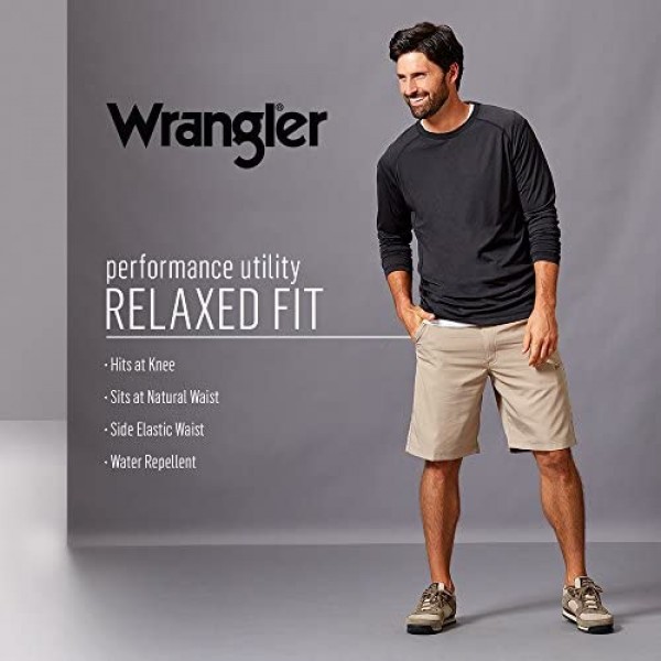 Wrangler Authentics Men's Side Elastic Utility Short