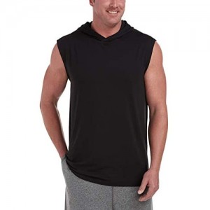 Essentials Men's Big & Tall Tech Stretch Sleeveless Pullover Hoodie fit by DXL