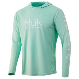 HUK Men's Subphantis Icon X Camo Hoodie | Long-Sleeve Performance Shirt with UPF 30+ Sun Protection & Moisture Transport