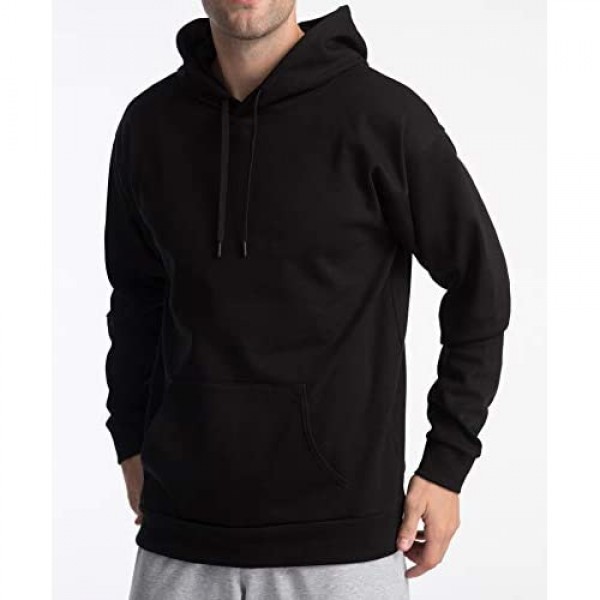 THE GYM PEOPLE Men's Pullover Hoodie Loose fit Heavyweight Ultra Soft Fleece Hooded Sweatshirt with Pockets