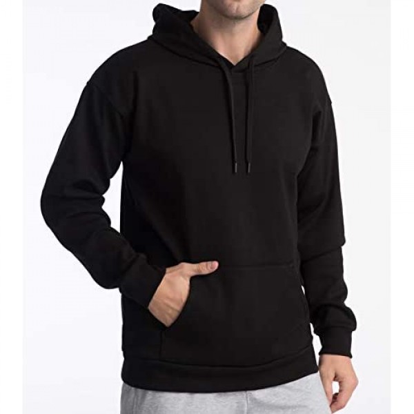 THE GYM PEOPLE Men's Pullover Hoodie Loose fit Heavyweight Ultra Soft Fleece Hooded Sweatshirt with Pockets