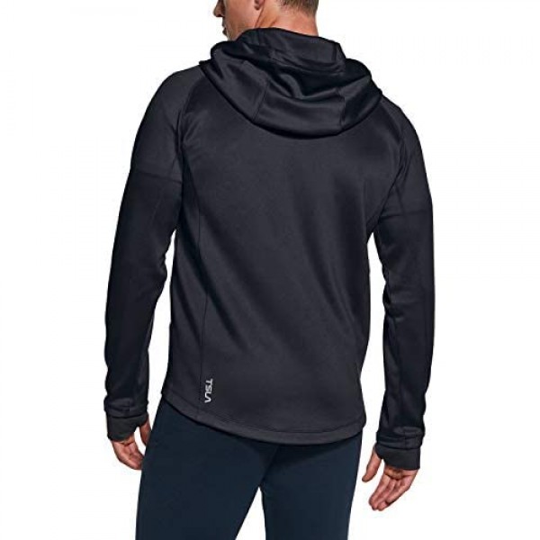 TSLA Men's Full Zip Up Hoodie Jacket Long Sleeve Performance Training Hoodie Lightweight Workout Running Track Jackets