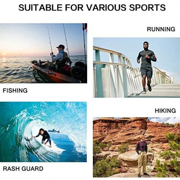 Willit Men's UPF 50+ Sun Protection Hoodie Shirt Long Sleeve SPF Fishing Outdoor UV Shirt Hiking Lightweight