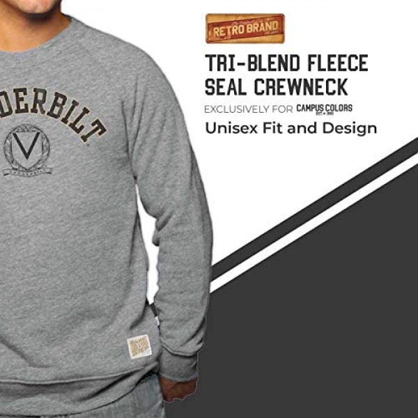 College Gray University Seal Crewneck Sweatshirt