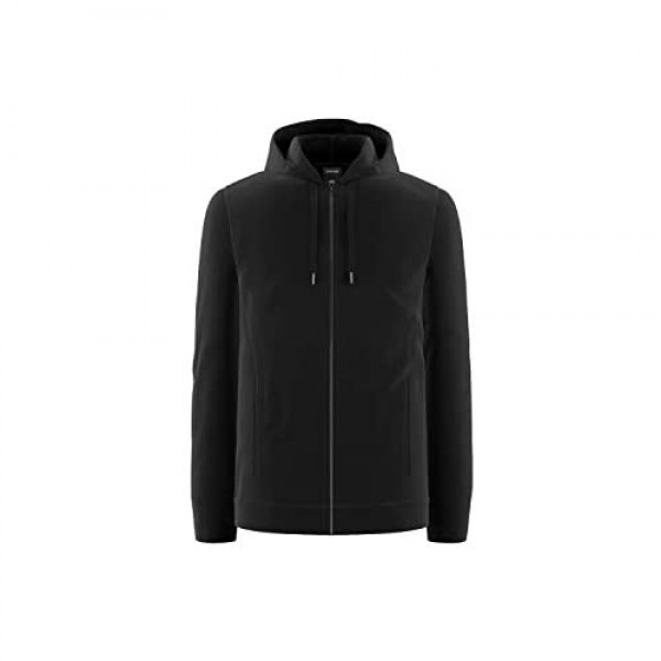 Comfort 360° - Men’s Premium Hoodie Zip Up Sweatshirt - Slim Fit Tech Fleece Hoodies for Men with Zipper Pockets