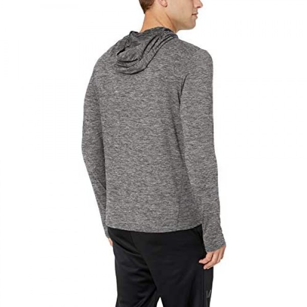 Essentials Men's Tech Stretch Long-Sleeve Performance Pullover Hoodie