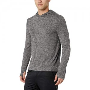  Essentials Men's Tech Stretch Long-Sleeve Performance Pullover Hoodie