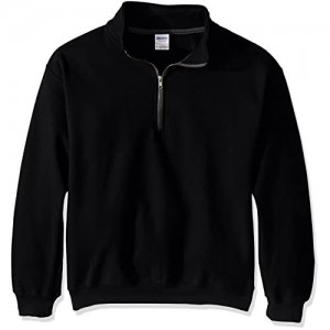 Gildan Men's Fleece Quarter-Zip Cadet Collar Sweatshirt