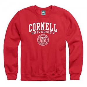 Ivysport Cornell University Adult Unisex Crewneck Sweatshirt Heritage Red Large