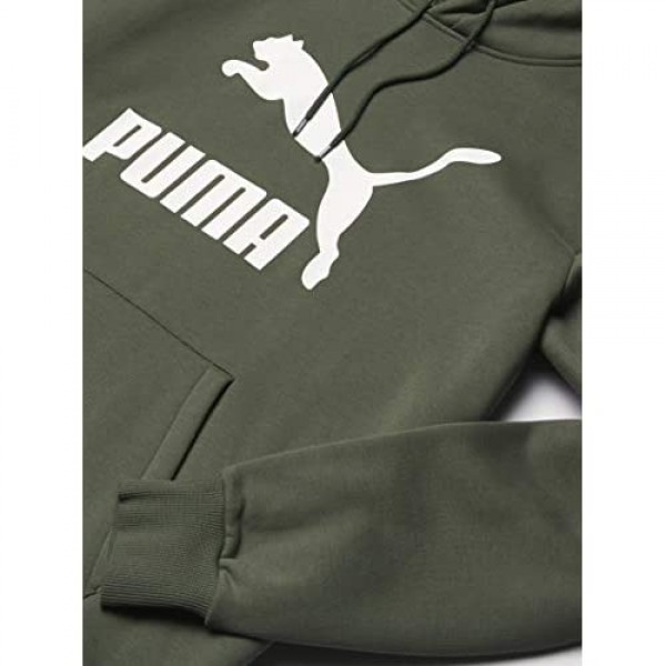 PUMA Men's Classics Logo Hoody Fleece