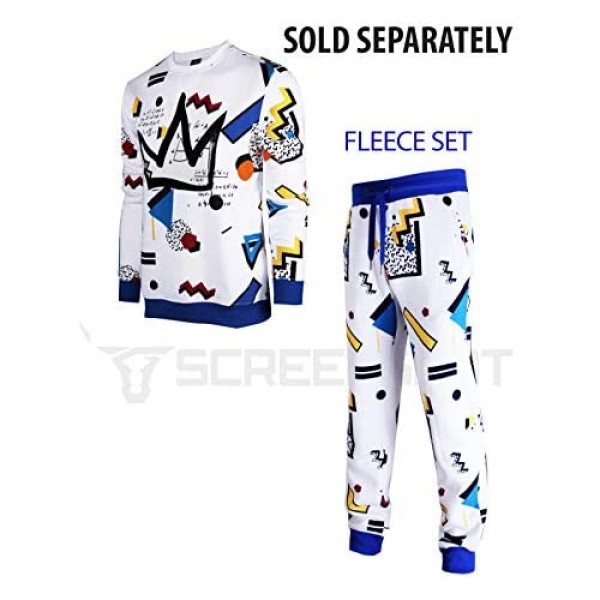 Screenshotbrand Mens Urban Hip Hop Premium Fleece - Pullover Activewear Street Fashion Crew Neack Sweatshirt