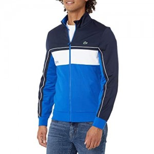 Lacoste mens Men's Sport Colorblock Tricot Jacket