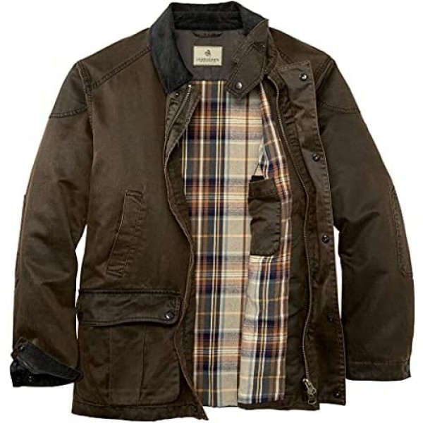 Legendary Whitetails Men's Journeyman Field Guide Jacket-Flannel Lined Snap Closure Regular Fit