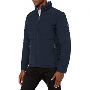 Nautica mens Poly Stretch Reversible Midweight Jacket