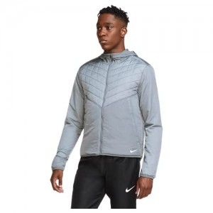 Nike Men's AEROLAYER Full Zip Lightweight Running Jacket (Grey) Size Medium