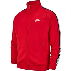 Nike Men's Sportswear Track Jacket (M  Red/blk)