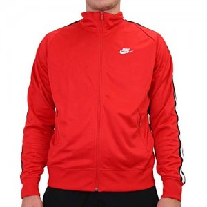 Nike Men's Sportswear Track Jacket (S  Red/blk)