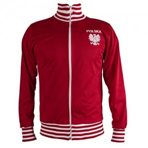 Poland/Polska Jacket Retro Football Tracksuit Zipped Jacket Men Top