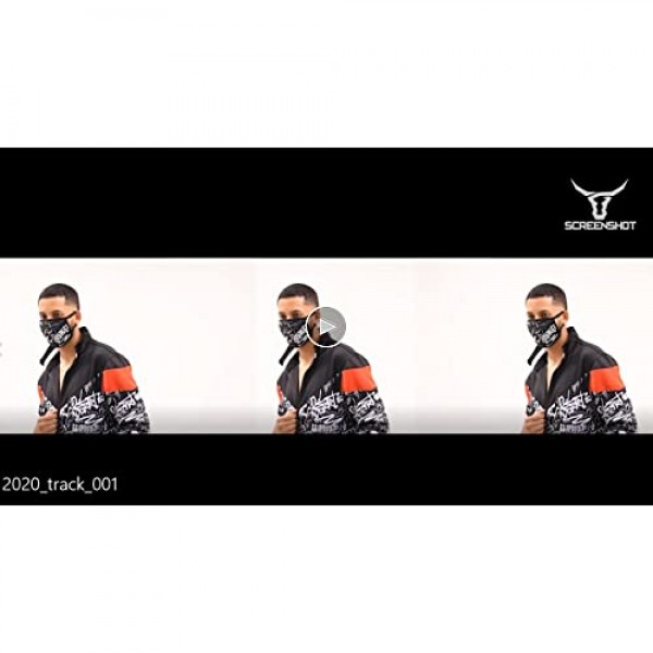 Screenshotbrand Mens Hip Hop Premium Slim Track Jacket - Side Taping