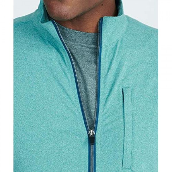 UNTUCKit Phiefer Pavitt – Men's Workout Sweatshirt Gym Sports Full Zip Jacket Beryl Green