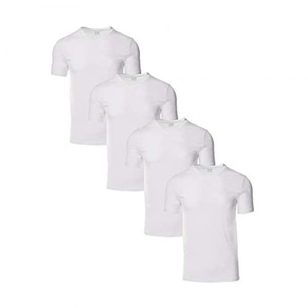 32 DEGREES Mens 4 Pack Cool Quick Dry Active Basic Crew T-Shirt