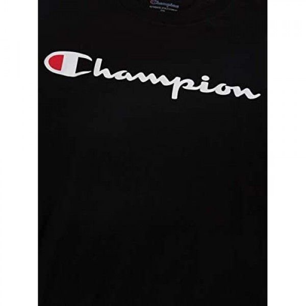 Champion Men's Classic T-Shirt Screen Print Script