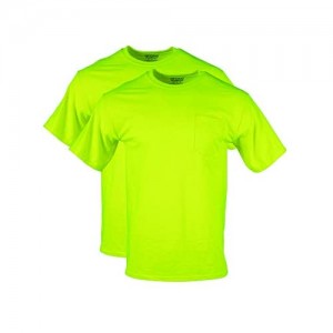 Gildan Men's DryBlend Workwear T-Shirts with Pocket  2-Pack