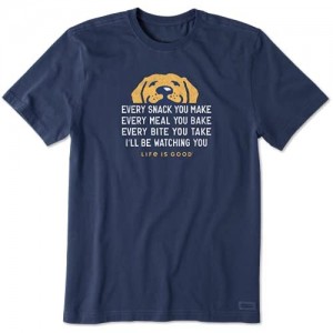 Life is Good Mens Crusher Pet Graphic T-Shirt