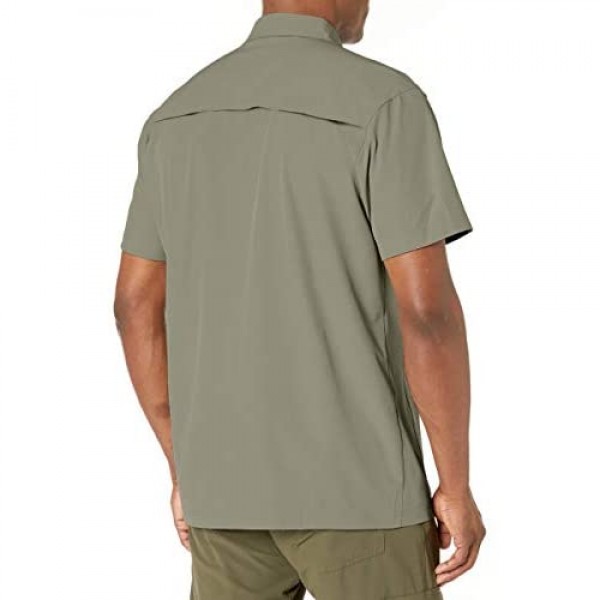 Little Donkey Andy Men's Lightweight Short Sleeve Shirt Quick Dry Stretch Shirt for Hiking Travel UPF50