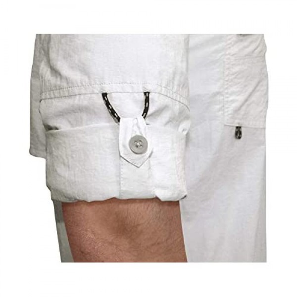 Little Donkey Andy Men's UPF 50+ UV Protection Shirt Mosiquito Repellent Long Sleeve Fishing Hiking Shirt