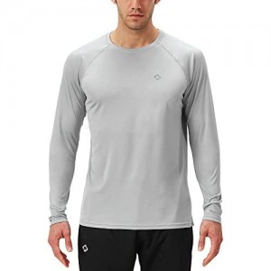 Naviskin Men's Quick Dry UPF 50+ Sun Protection Long Sleeve Shirt SPF Lightweight Hiking Fishing Shirt