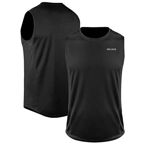 Neleus Men's Dry Fit Workout Running Muscle Tank Top