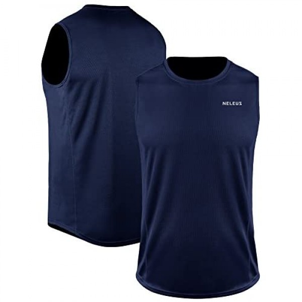 Neleus Men's Dry Fit Workout Running Muscle Tank Top