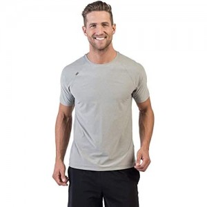 Rhone Reign Short Sleeve Premium Workout Shirt for Men with Anti-Odor  Moisture Wicking Technology