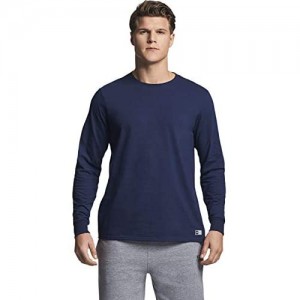 Russell Athletic Men's Cotton Performance Long Sleeve T-Shirts