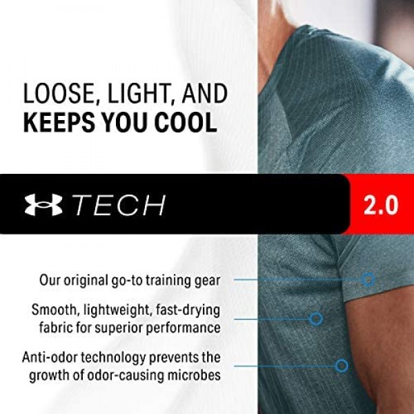Under Armour Men's Tech 2.0 1/2 Zip-Up T-Shirt