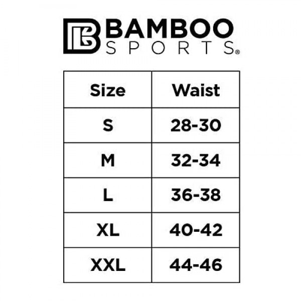 Bamboo Sports Mens Bamboo Boxer Briefs Underwear - Soft & Comfortable Fit 4 inch