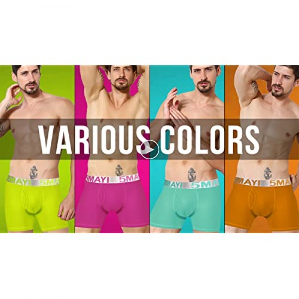 Counting Stars Men's Boxer Briefs Underwear Cotton Colorful Mens Underwear Boxer Briefs for Men Pack S M L XL XXL