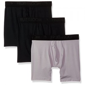 Fruit of the Loom Men's 3pk Breathable Lightweight Micro-mesh Boxer Brief